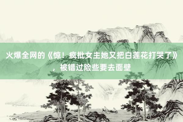 火爆全网的《惊！疯批女主她又把白莲花打哭了》，被错过险些要去面壁