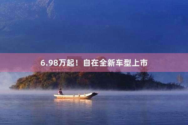 6.98万起！自在全新车型上市